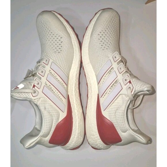 ADIDAS UltraBOOST 1.0 Off White/Red  MEN\'S Size 11.5 New main image 4